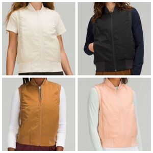 Lot of 4 Lululemon Non Stop Bomber Vests